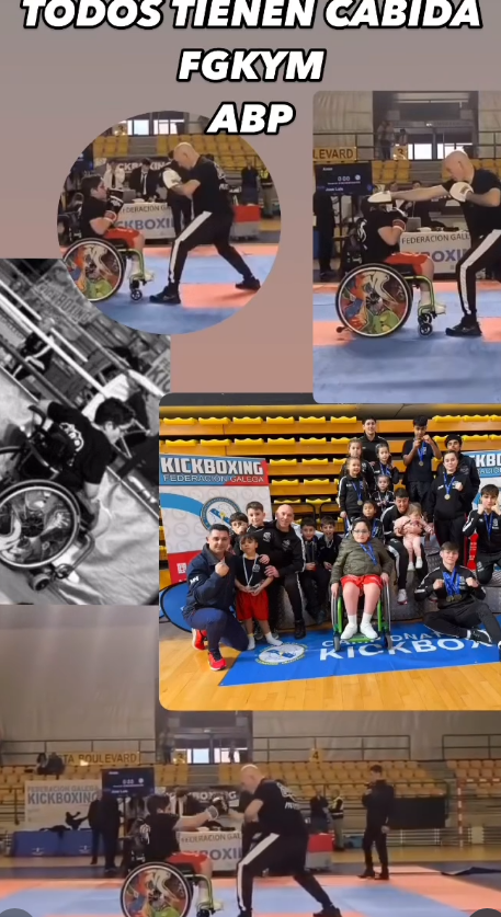 Programa Eu Sí Podo de ABP Sport en el Campeonato de la Federación Galega de Kickboxing